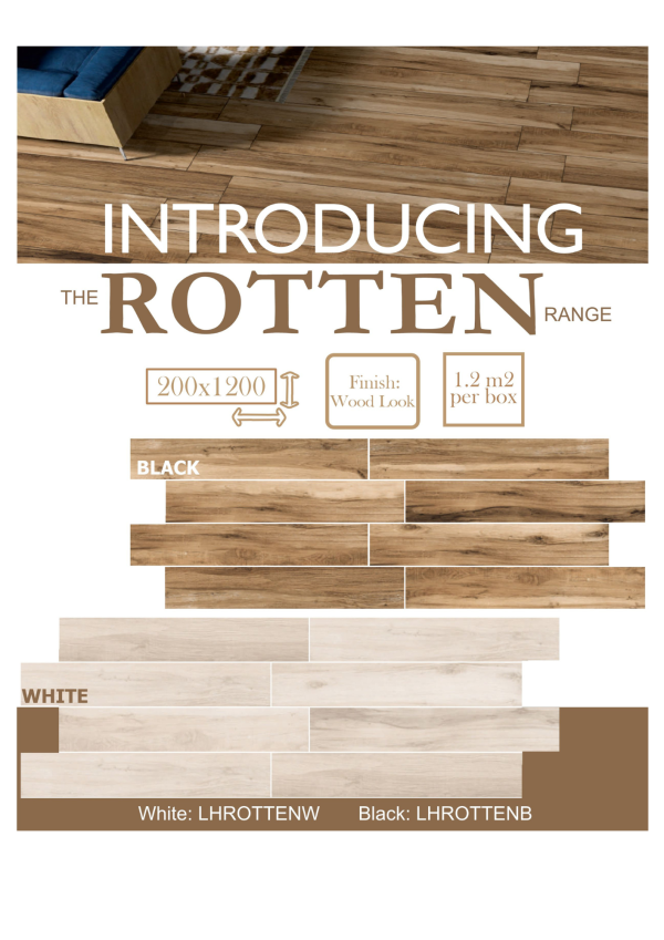 The Rotten Range of Ceramic Tiles