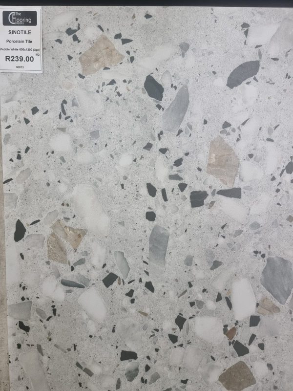 Tiles Pebble White 600x1200