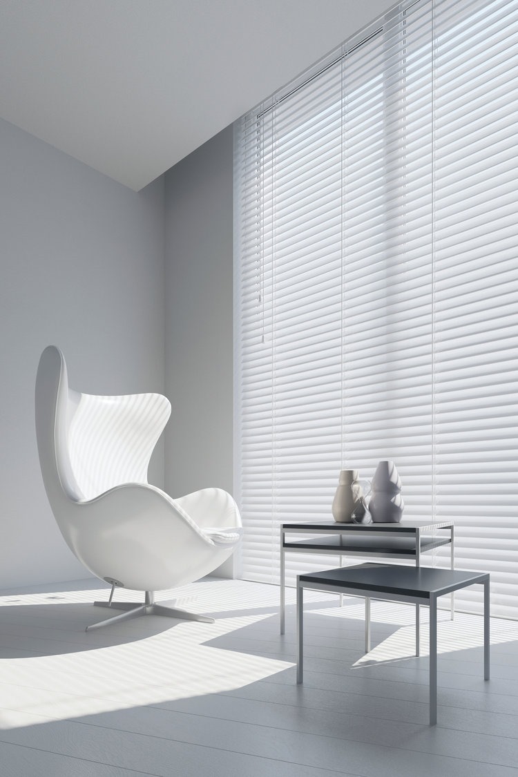 50mm Venetians Alu plain Blinds 600x600