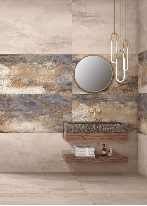 Metal Bianco Light Floor Tiles