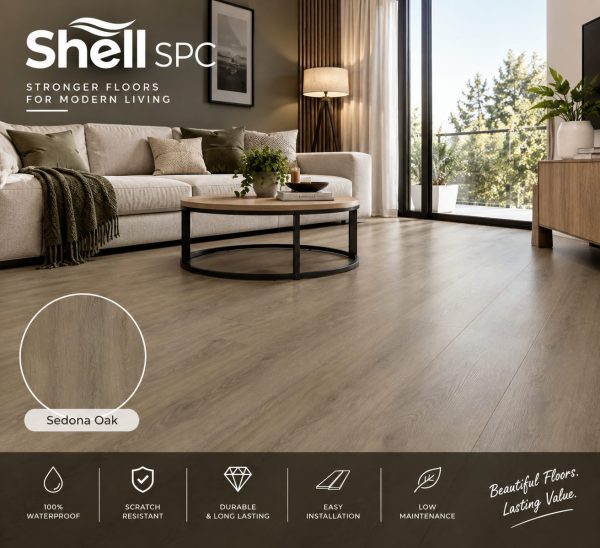 Shell SPC Sedona Oak Rigid Core Vinyl Plank 600x548